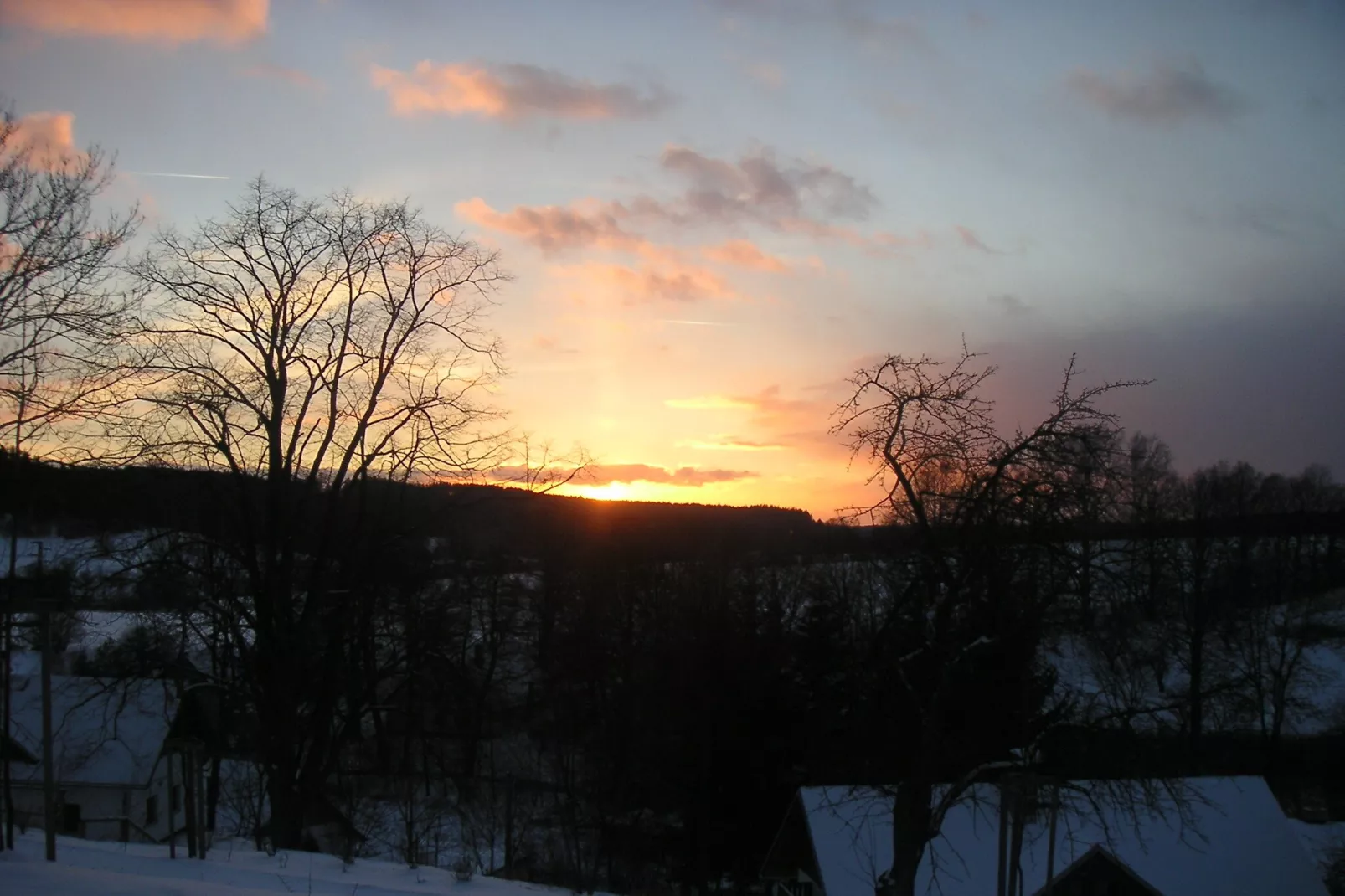 Druzstvo Belvédère-View in winter