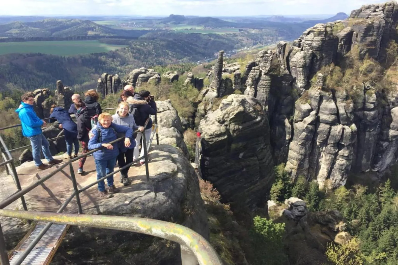 Sächsische Schweiz-Gebiete Sommer 5 km