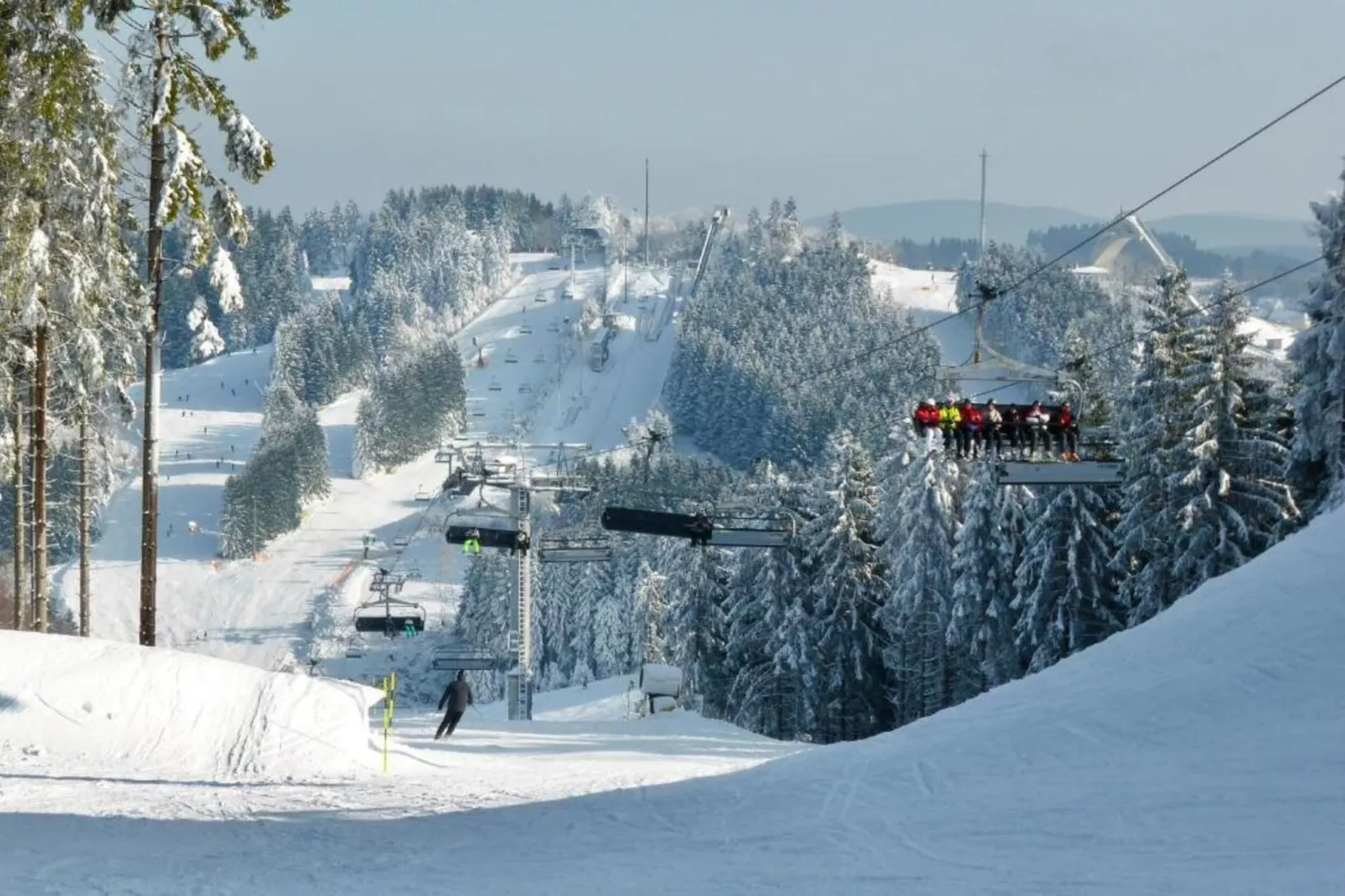 Deifeld-Area within 5km in winter