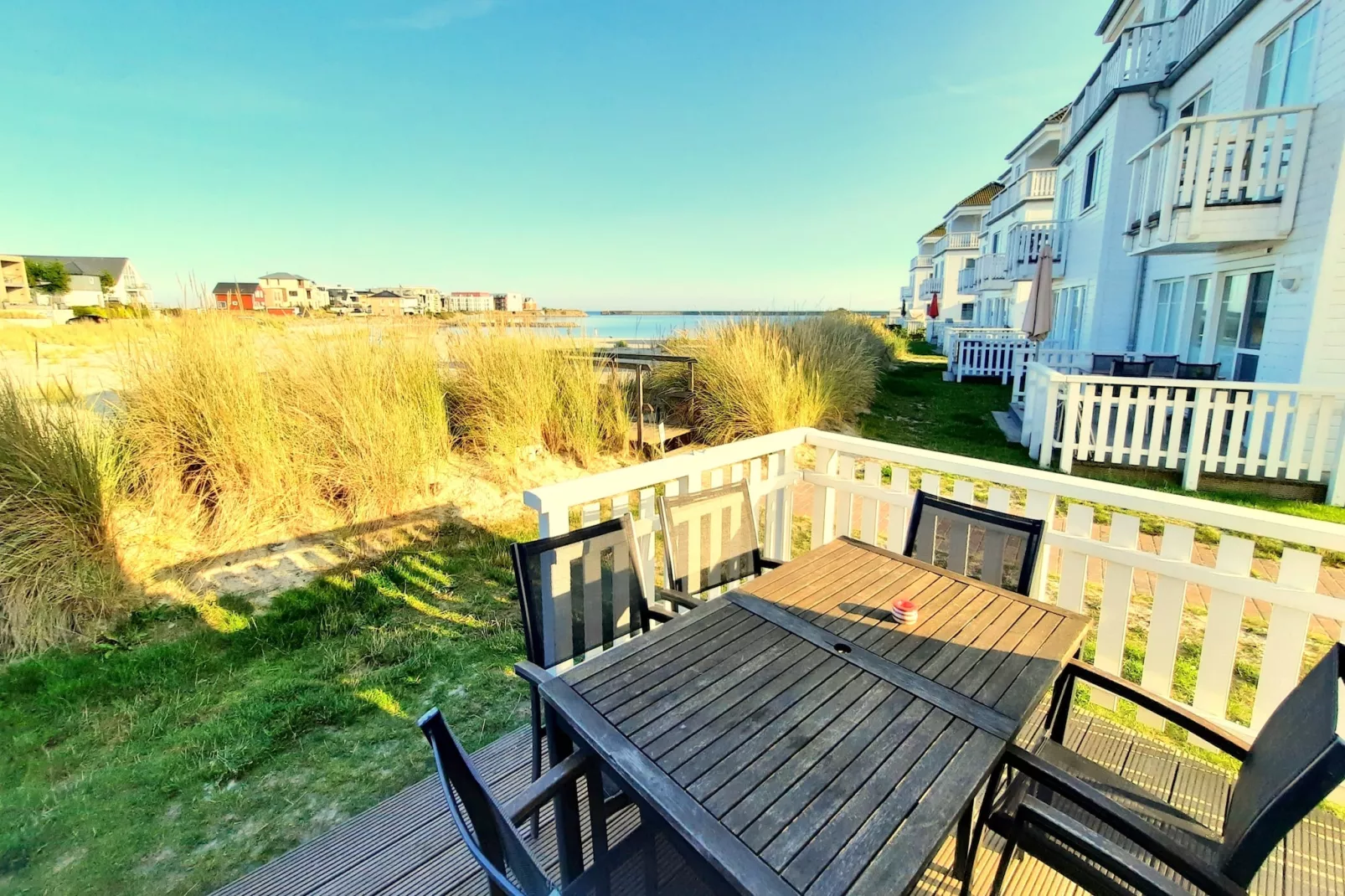 Doppelhaushälfte Olpenitz-Villa Libelle 93 qm 5-6 Pers-Terrasse / balcon
