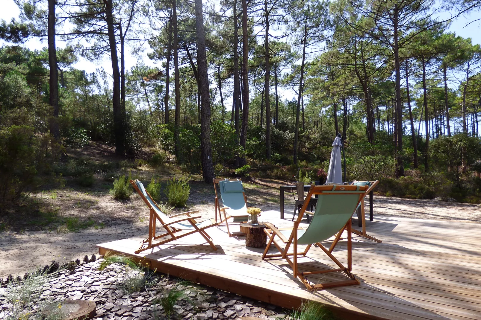 Clos les Pins-Garten Sommer