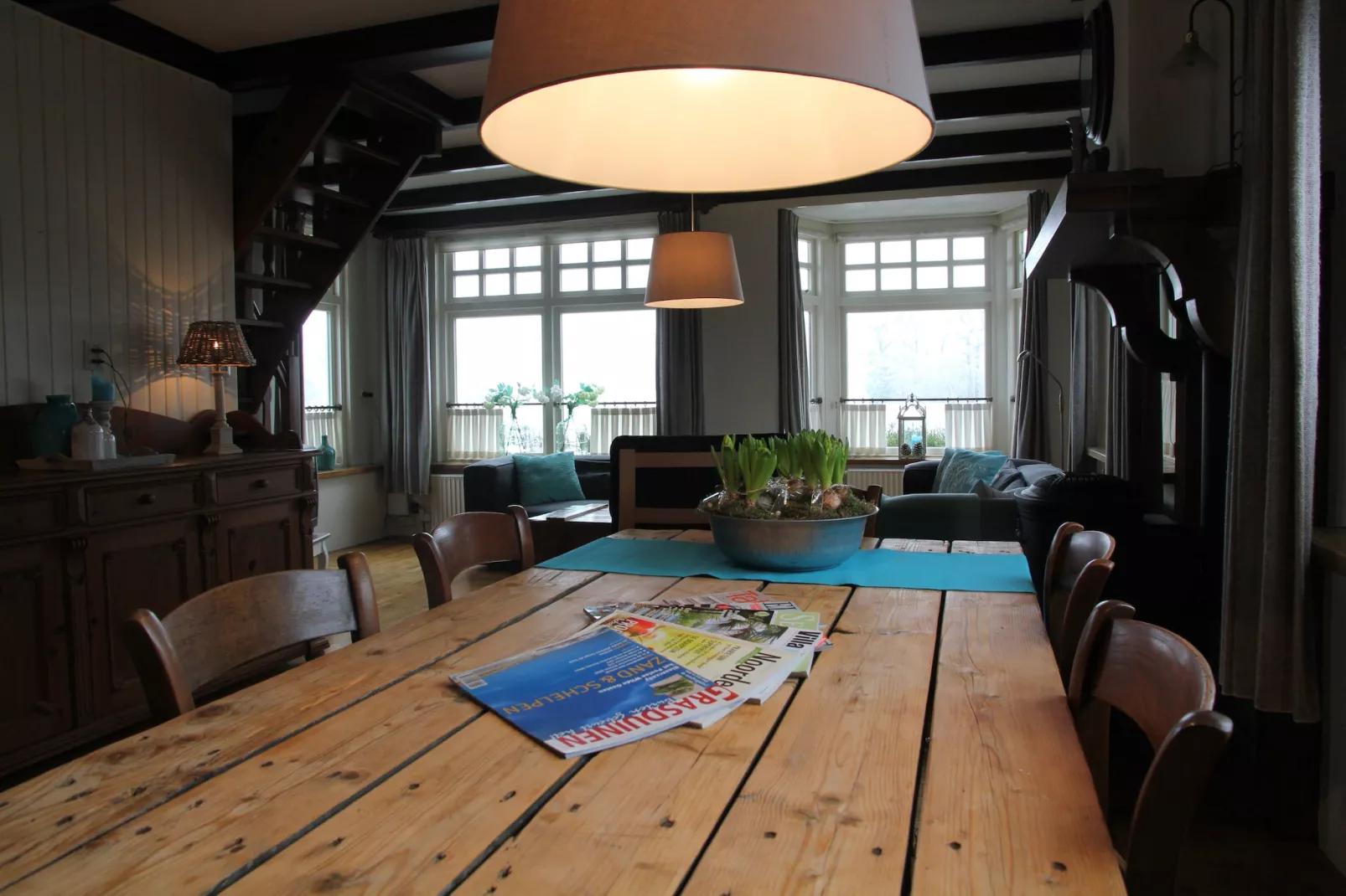 Little White Cottage-Wohnzimmer