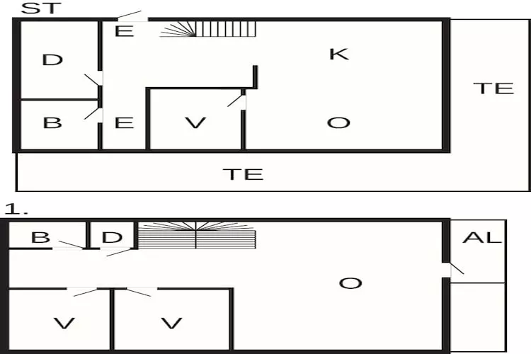 7 person holiday home in Huglo-By Traum-Floor plan