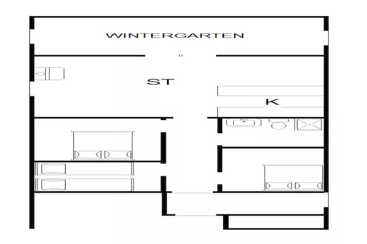 6 Personen Ferienhaus in Tarm-By Traum-Grundriss
