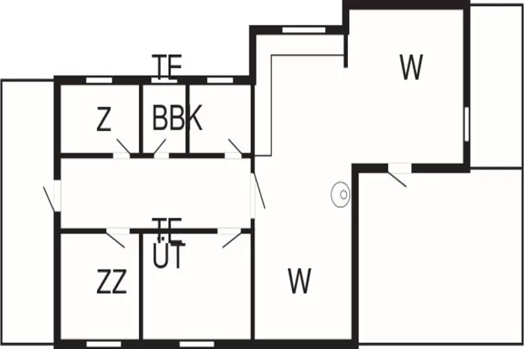 Maison de vacances pour 6 a Væggerløse-By Traum-Plan