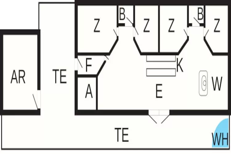 12 person holiday home in Vinderup-By Traum-Floor plan
