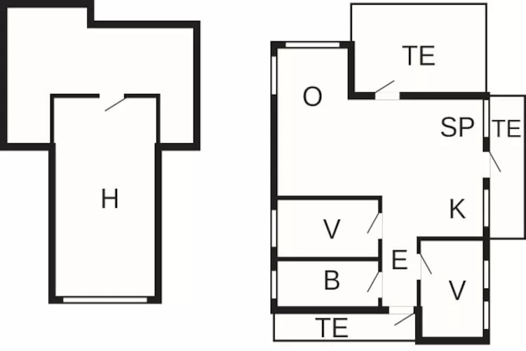 6 person holiday home in Tisleidalen-By Traum-Floor plan