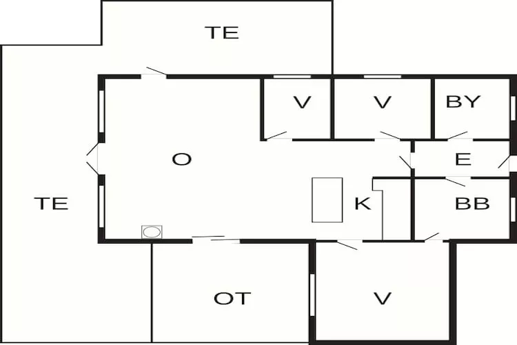 8 person holiday home in Karrebæksminde-By Traum-Floor plan
