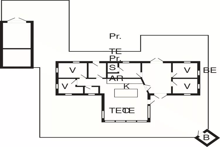 Modern Cottage with Spa - By Traum Ferienwohnungen-Floor plan