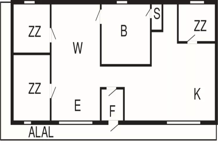 6 Personen Ferienhaus in PRÄSSEBO-By Traum-Grundriss