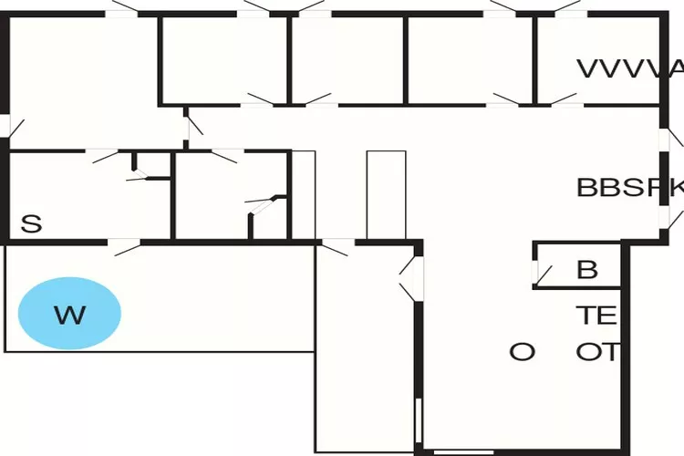 Maison de vacances pour 14 a Væggerløse-By Traum-Plan