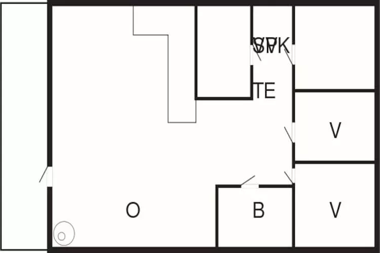 7 person holiday home in Hvide Sande-By Traum-Floor plan