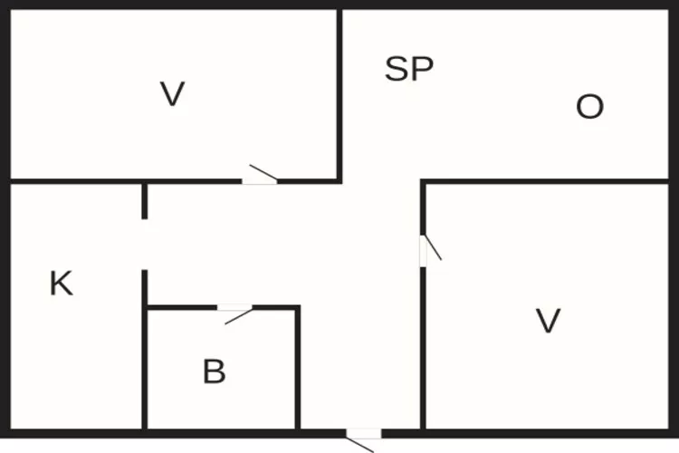 6 person holiday home in Lessebo-Floor plan