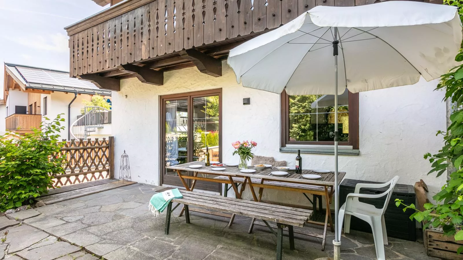 Fleckalm-Terrasse / balcon