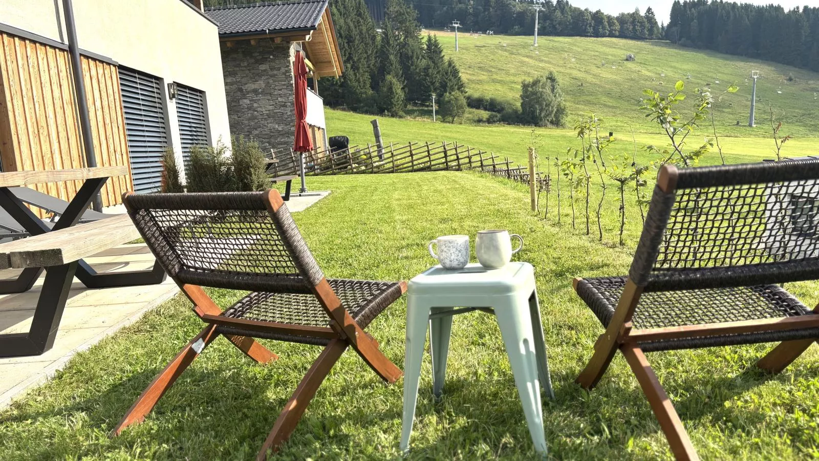 Grebenzen Lodge 1028-Garten Sommer