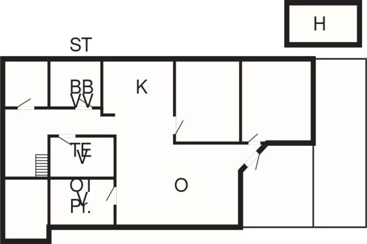 8 Personen Ferienhaus in Løkken-By Traum-Grundriss