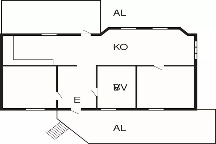 5 Personen Ferienhaus in Bullaren-By Traum-Grundriss