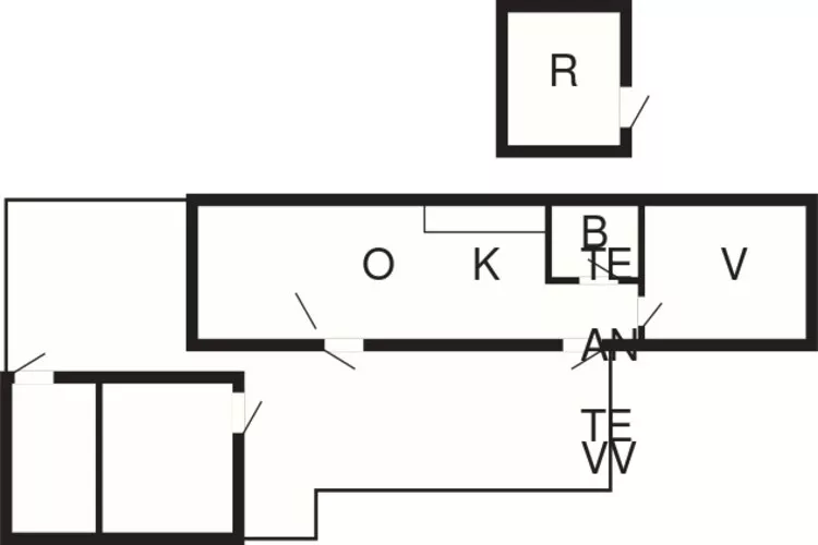 Maison de vacances pour 6 a Øster Assels-By Traum-Plan