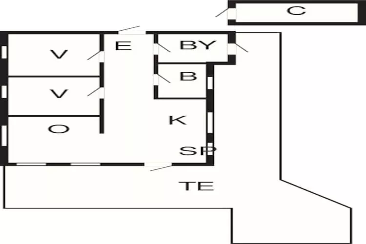 4 person holiday home in Hanstholm-By Traum-Floor plan
