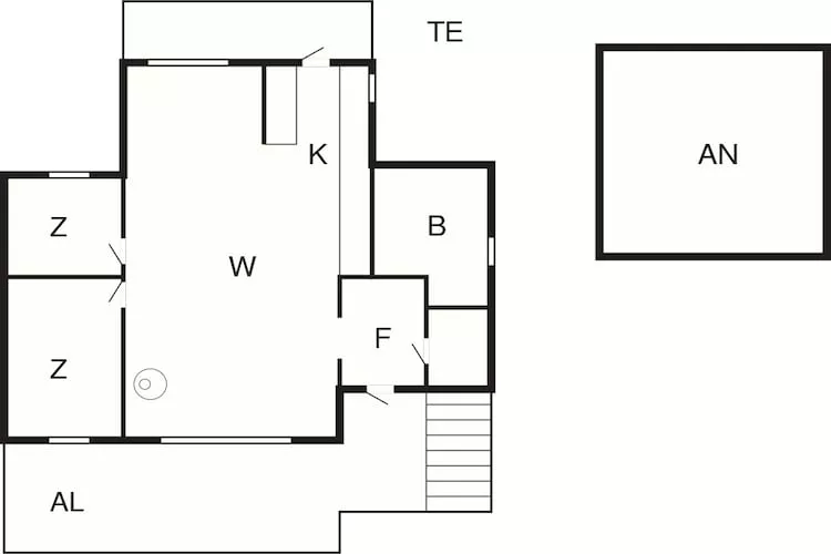 7 person holiday home in BLIDÖ-By Traum-Floor plan