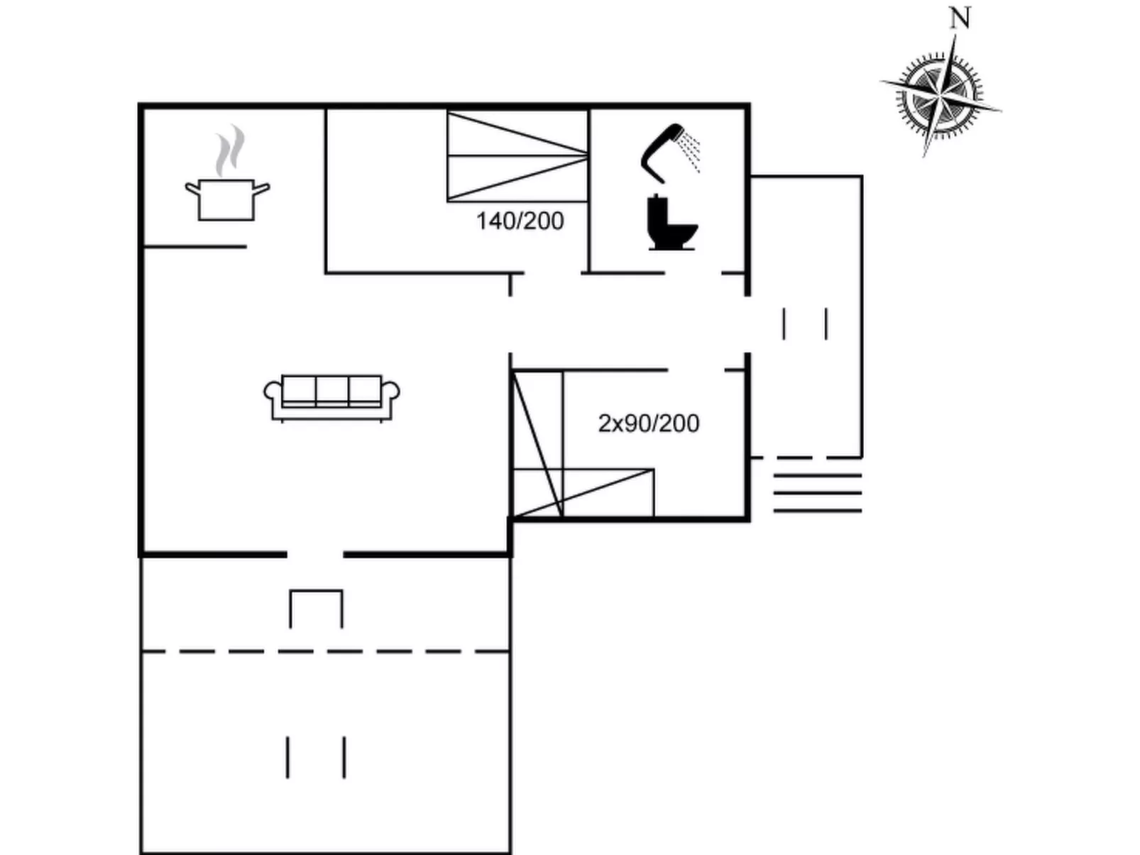 "Delia" - 300m from the sea-Inside