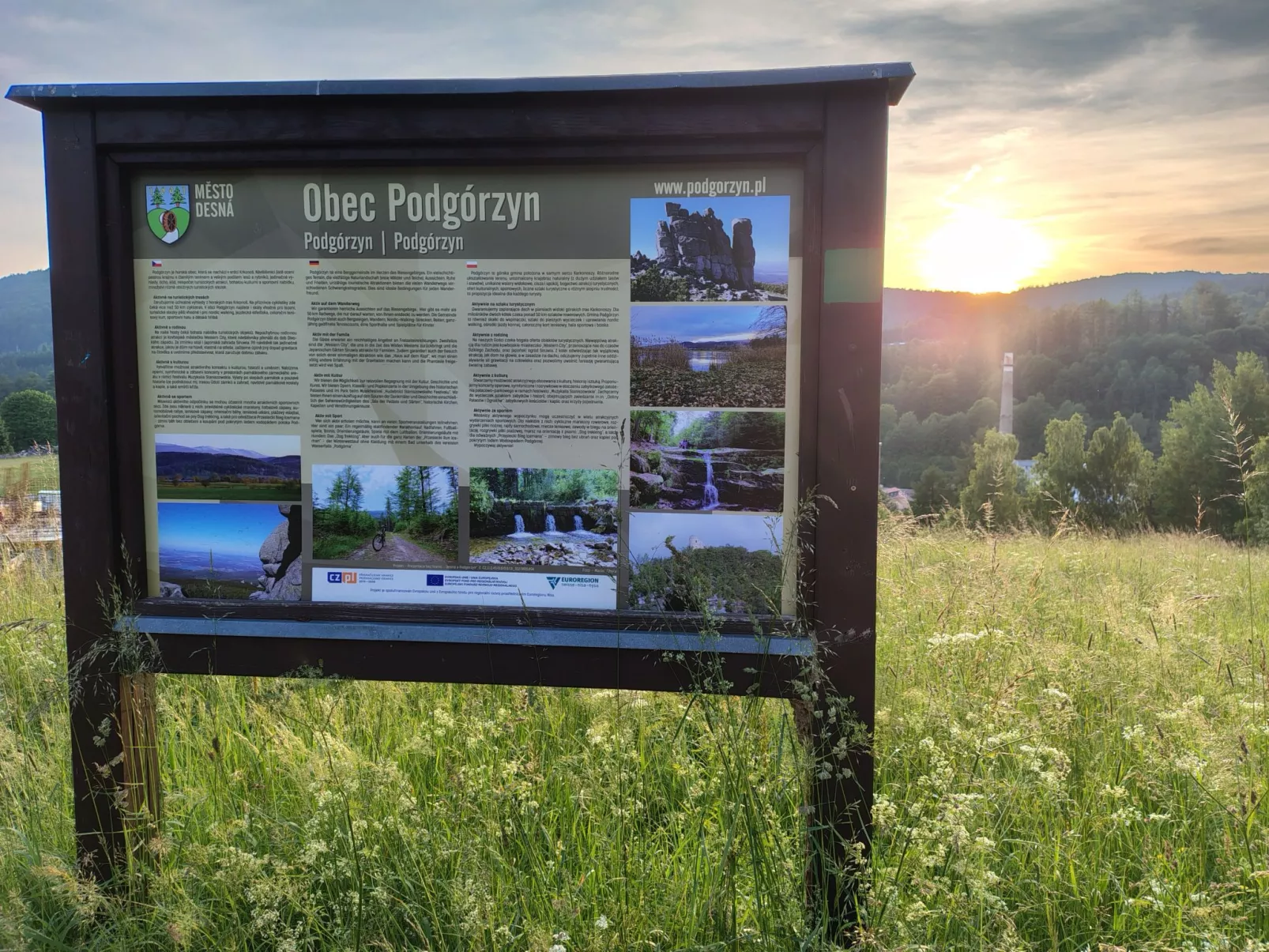 Protržená přehrada Bílá Desná-Umgebung