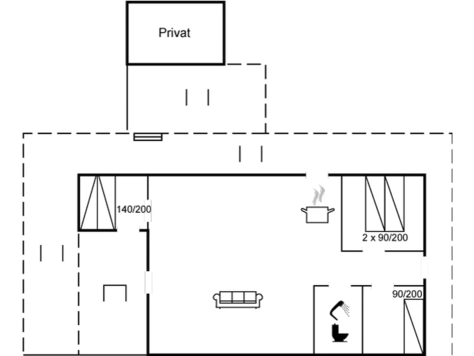 "Mauritz" - 300m from the sea-Inside