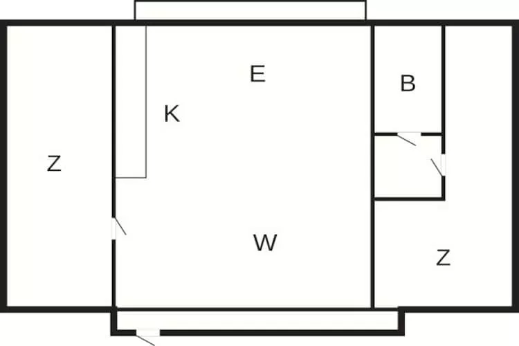 Maison de vacances pour 5 a Vejby-By Traum-Plan