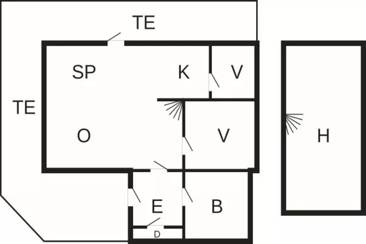 Maison de vacances pour 6 a Passebekk-By Traum-Plan