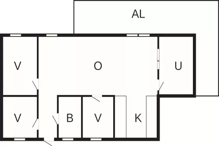 5 person holiday home in MUNKEDAL-By Traum-Floor plan