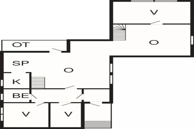 7 person holiday home in SORTLAND-By Traum-Floor plan
