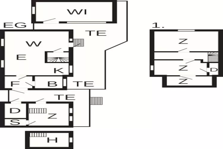 6 person holiday home in Sandhornøy-By Traum-Floor plan