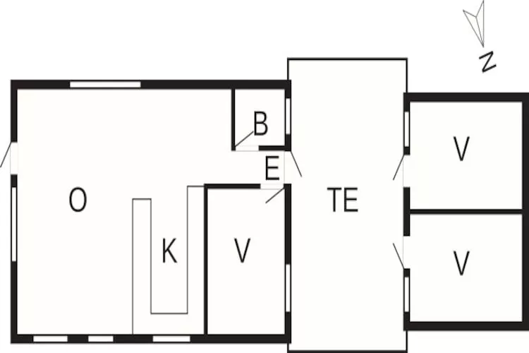 6 person holiday home in Højslev-By Traum-Floor plan
