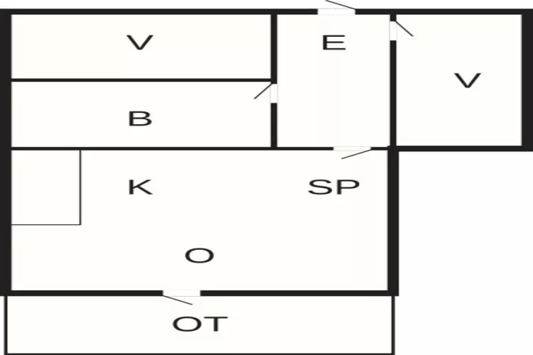 Maison de vacances pour 2 a Ringkøbing-Plan