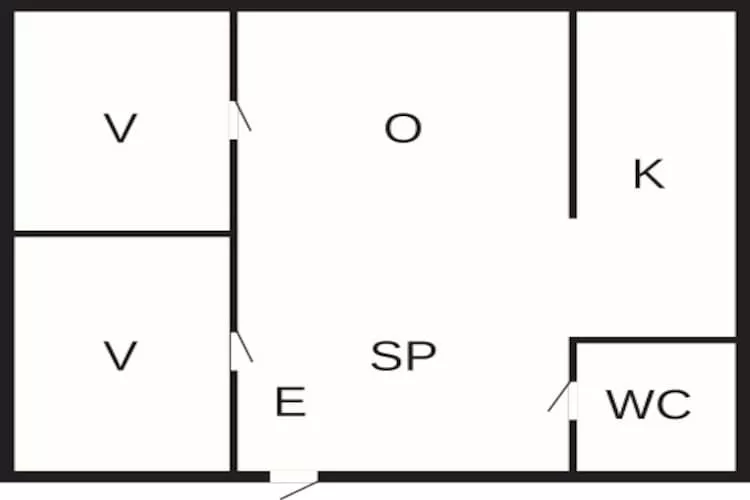 5 person holiday home in Löttorp-By Traum-Floor plan