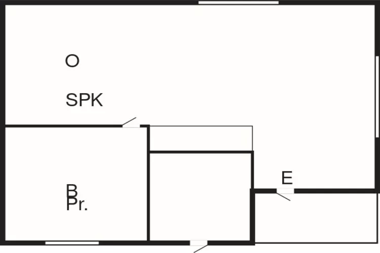 2 person holiday home in Ronneby-By Traum-Floor plan