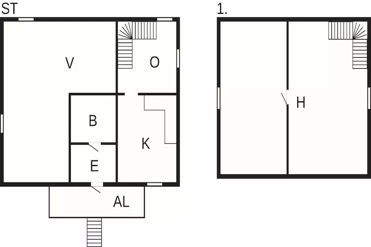 4 Personen Ferienhaus in Hedekas-By Traum-Grundriss