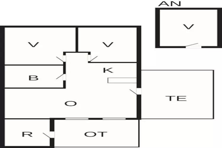 6 person holiday home in Juelsminde-By Traum-Floor plan