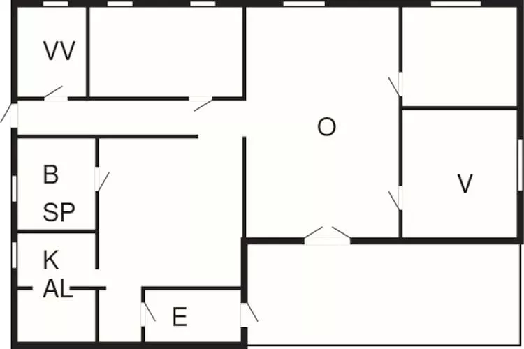 6 person holiday home in MUNSö-By Traum-Floor plan
