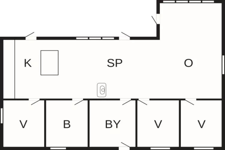 Maison de vacances pour 8 a Vemb-Plan