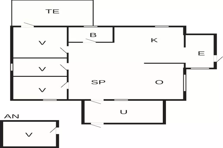 Maison de vacances pour 8 a Mönsterås-By Traum-Plan