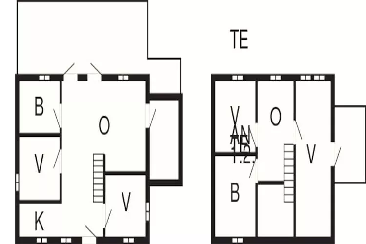 8 person holiday home in Bjert-By Traum-Floor plan