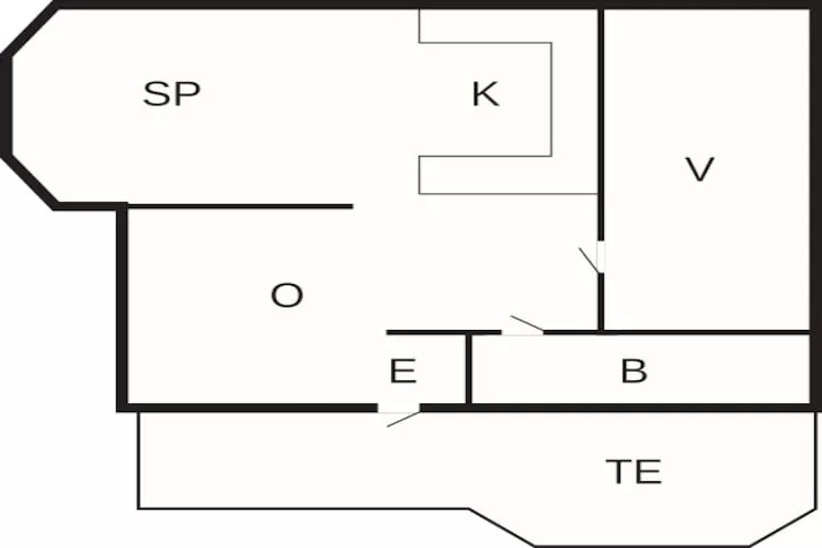 5 person holiday home in SÖLVESBORG-By Traum-Floor plan