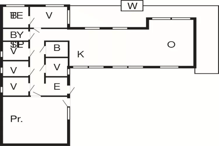 10 person holiday home in Moen-By Traum-Floor plan