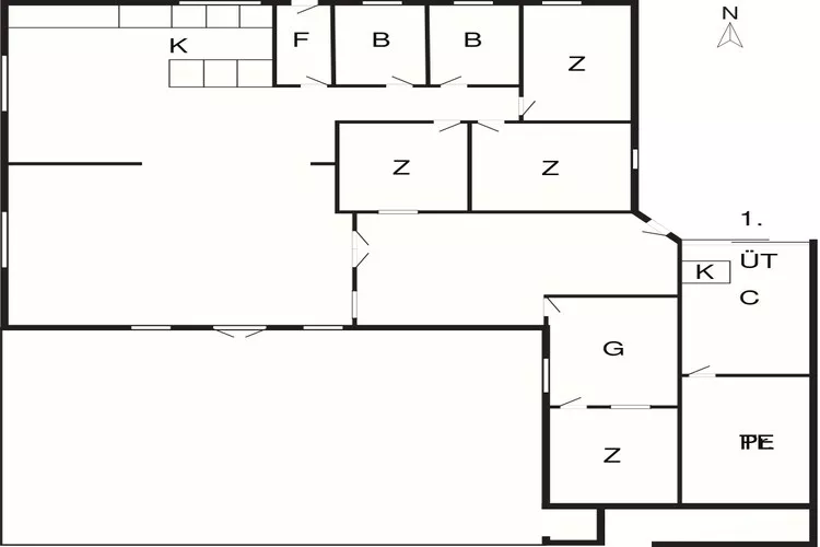 8 Personen Ferienhaus in Hejls-By Traum-Grundriss