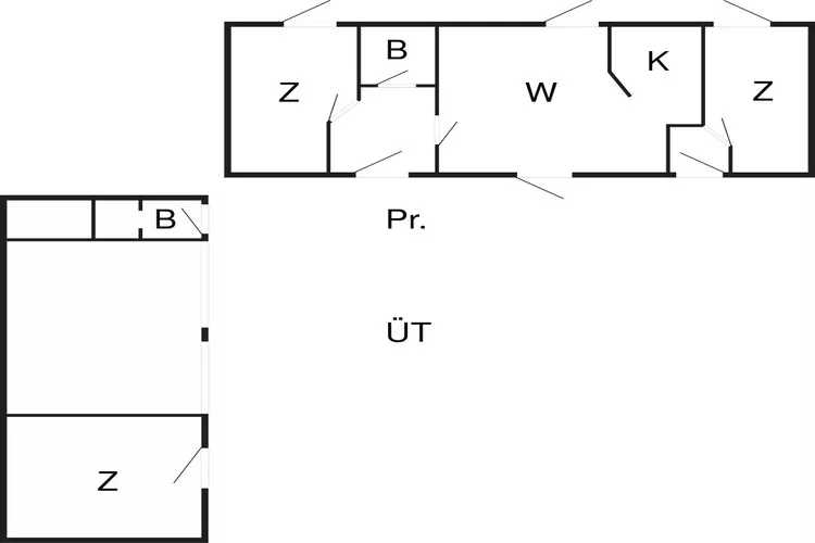 8 person holiday home in Thyholm-By Traum-Floor plan