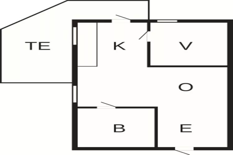 4 person holiday home in GUSUM-By Traum-Floor plan