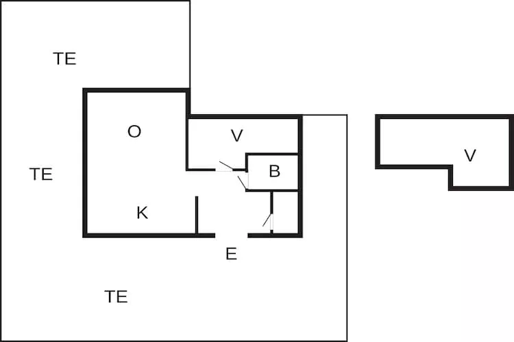 4 person holiday home in OMASTRAND-By Traum-Floor plan