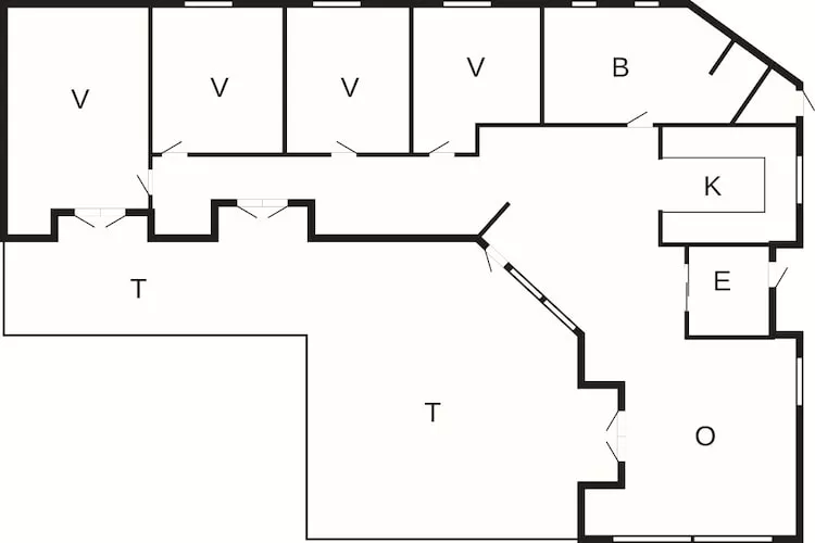 8 Personen Ferienhaus in Fjerritslev-By Traum-Grundriss