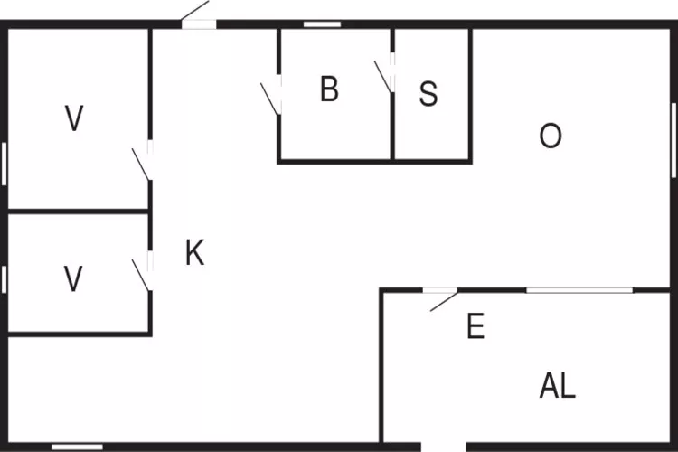 6 person holiday home in MELLERUD-By Traum-Floor plan